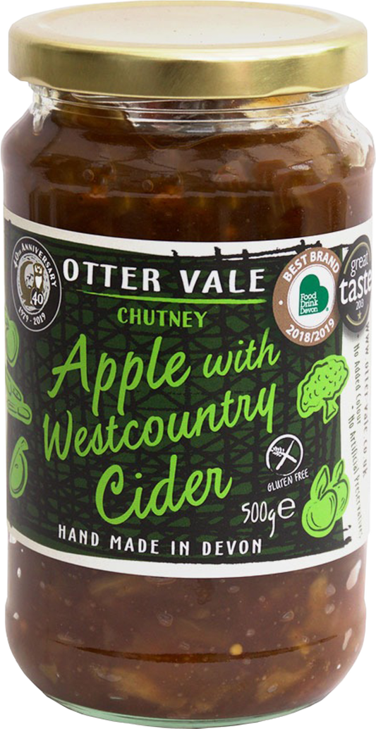 Otter Vale Apple Chutney With West Country Cider 500G