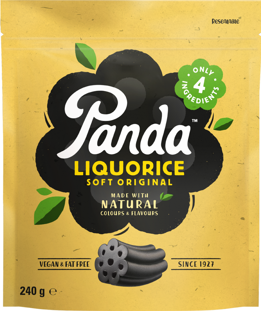 Panda Natural Original Liquorice Bag, 240g