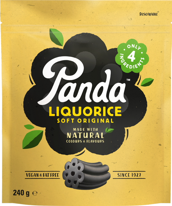 Panda Natural Original Liquorice Bag, 240g