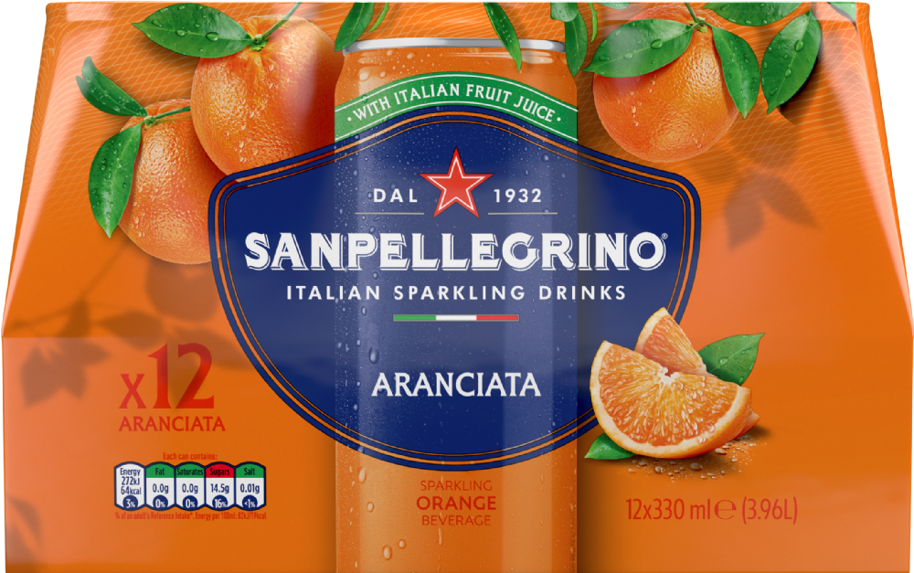 San Pellegrino Orange, 12 x 330ml