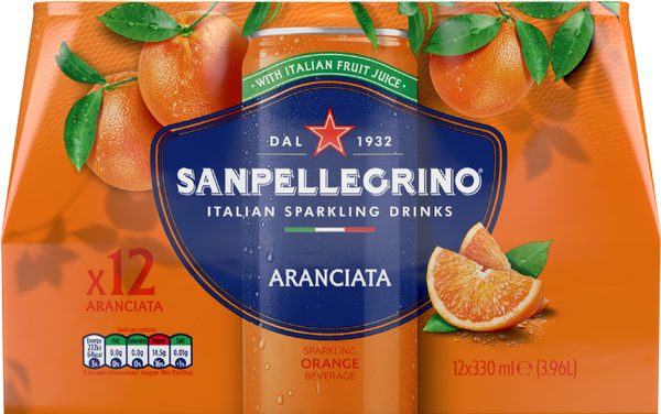 San Pellegrino Orange, 12 x 330ml