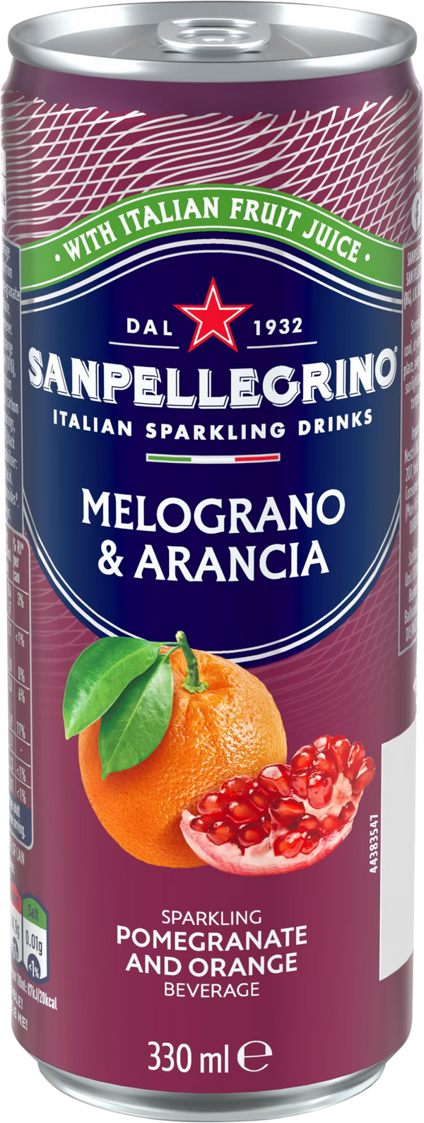 San Pellegrino Orange & Pomegranate, 330ml
