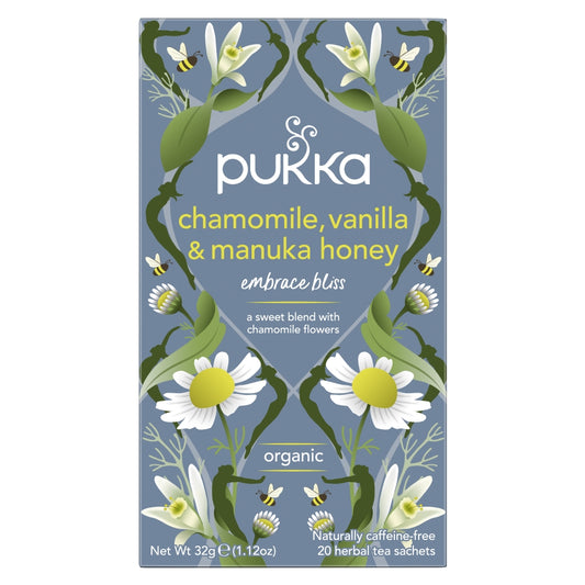 Pukka 20 Chamomile, Vanilla & Manuka Honey 32G