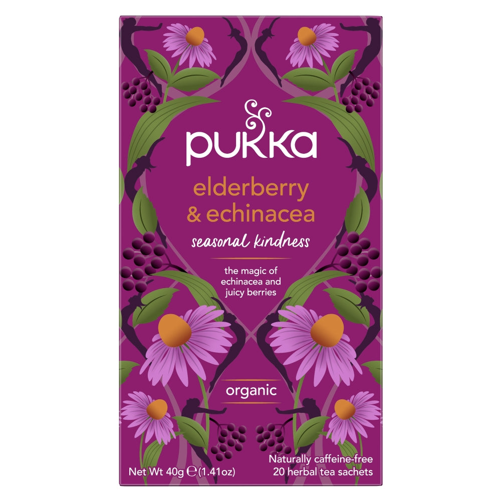 Pukka 20 Elderberry & Echinacea 40G
