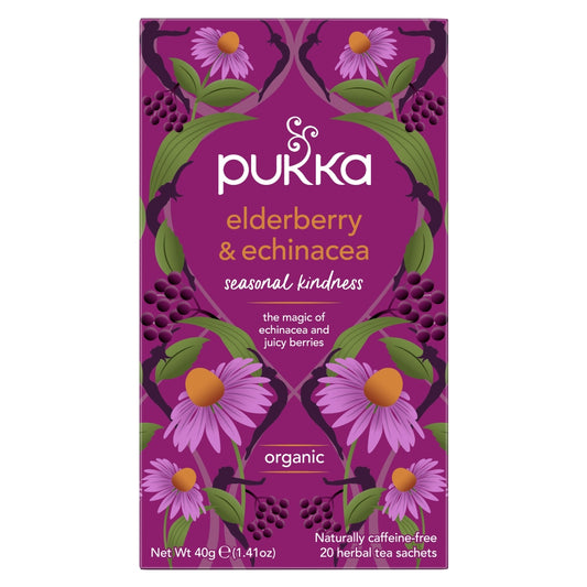 Pukka 20 Elderberry & Echinacea 40G