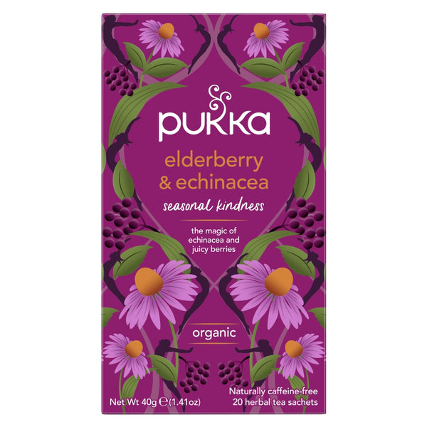 Pukka 20 Elderberry & Echinacea 40G