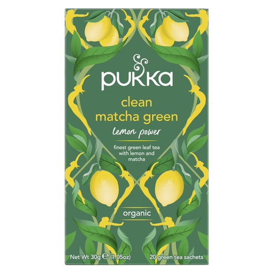 Pukka 20 Clean Matcha Green 30G