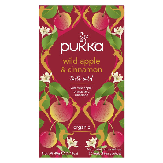 Pukka 20 Wild Apple & Cinnamon 40G