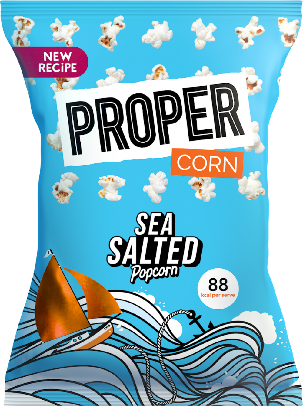 Pr Popcorn Proper Corn - Sea Salted Popcorn 70G – London Food Hall