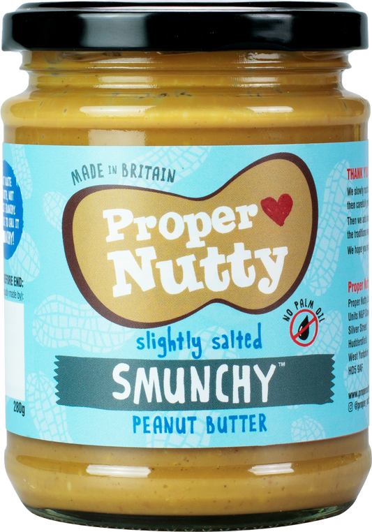 Proper Nutty Smunchy Peanut Butter - Slightly Salted 280G
