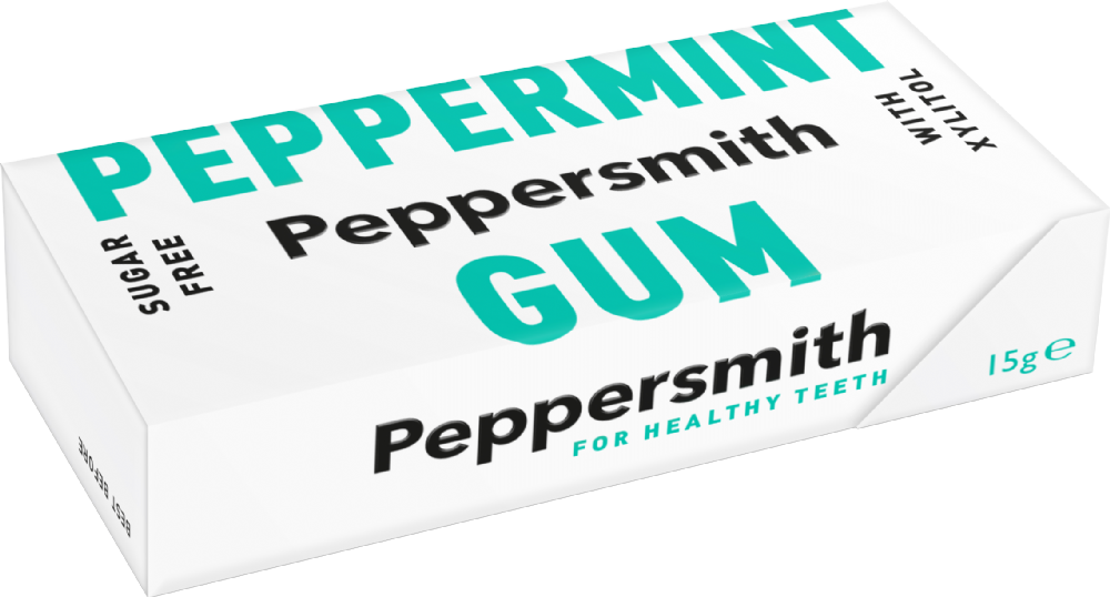 Peppersmith Sugar Free Peppermint Chewing Gum With Xylitol, 15g
