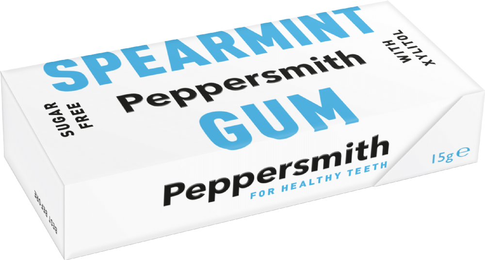 Peppersmith Sugar Free Spearmint Chewing Gum With Xylitol, 15g