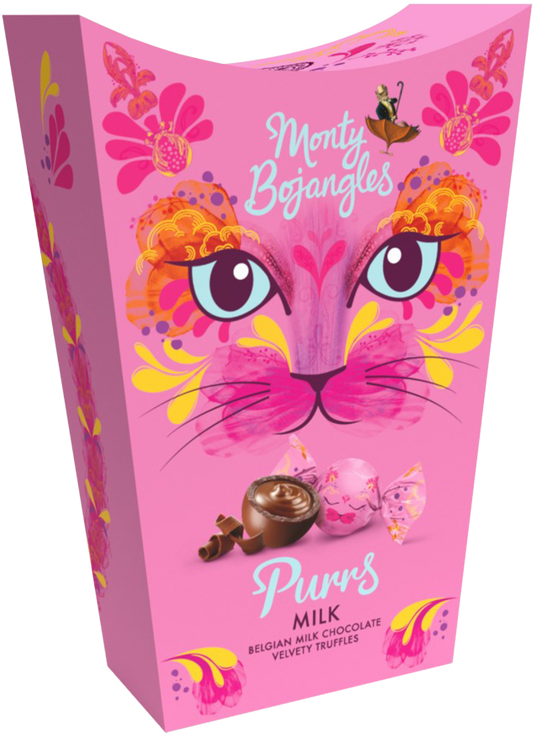 Monty Bojangles Purrs - Milk Chocolate Truffles 200G