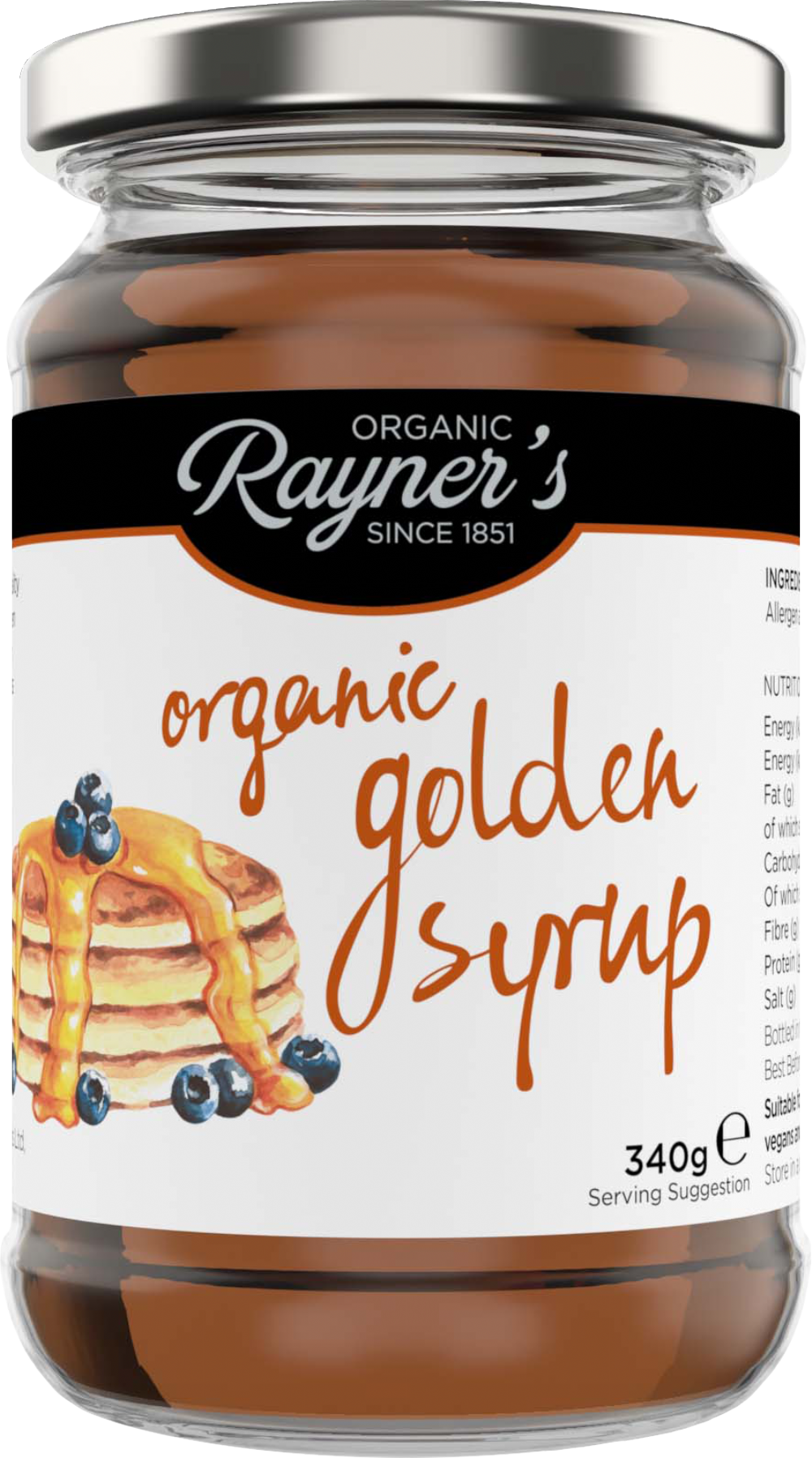 Rayner'S Organic Golden Syrup 340g