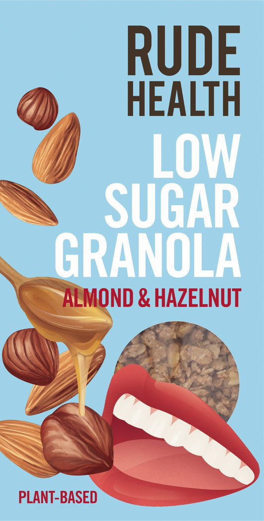 Rude Health Low Sugar Granola - Almond & Hazelnut 400G
