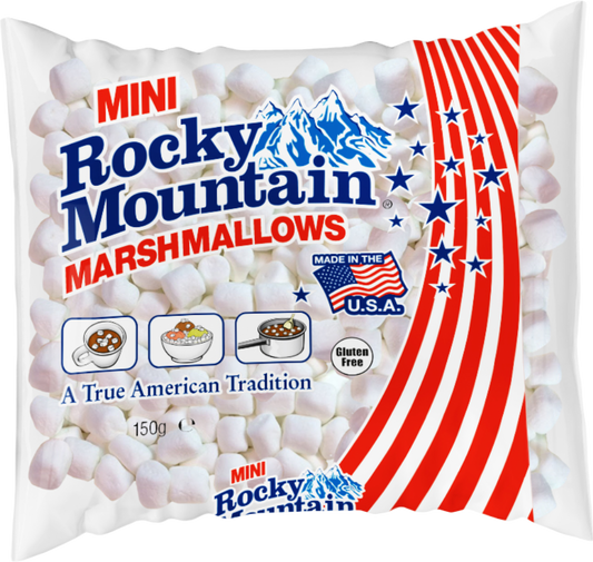 Rocky Mountain Mini Marshmallows - White 150G