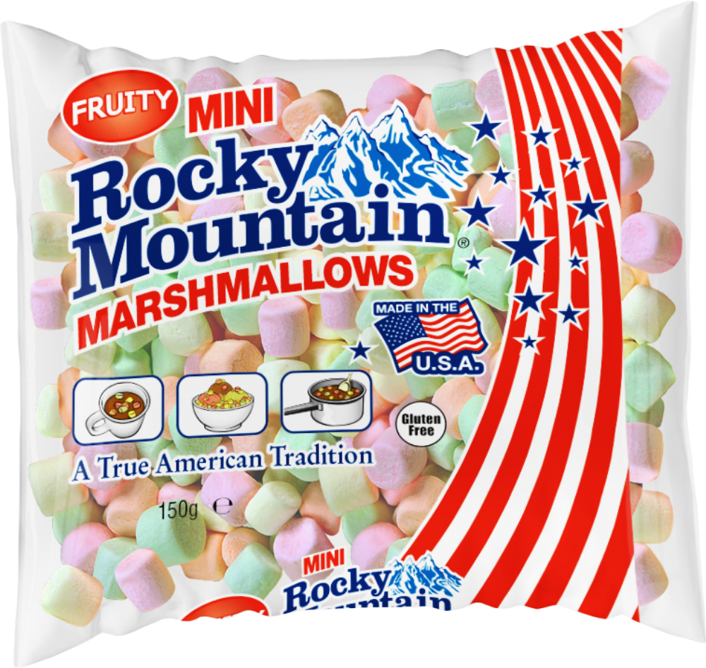 Rocky Mountain Fruity Mini Marshmallows, 150g