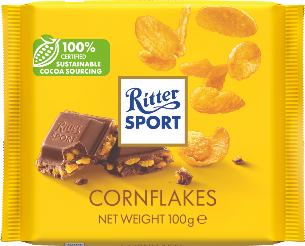 Ritter Sport Cornflakes Milk Chocolate 100G
