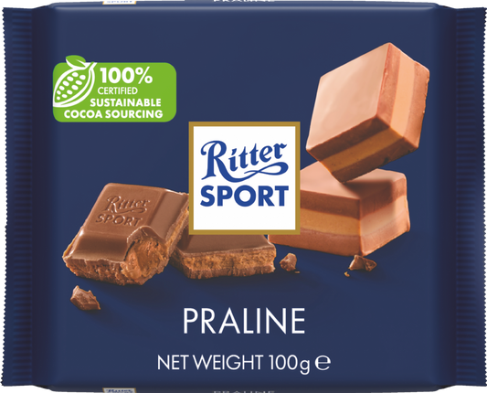 Ritter Sport Praline Milk Chocolate 100G