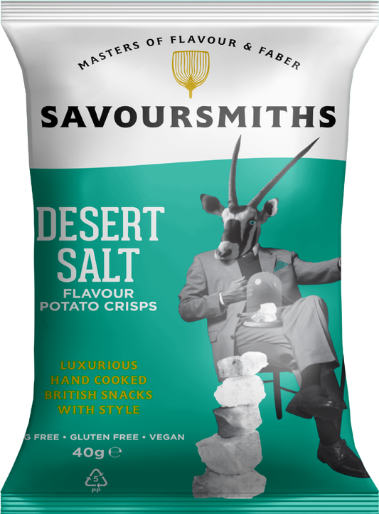 Savoursmiths Desert Salt Potato Crisps 40G