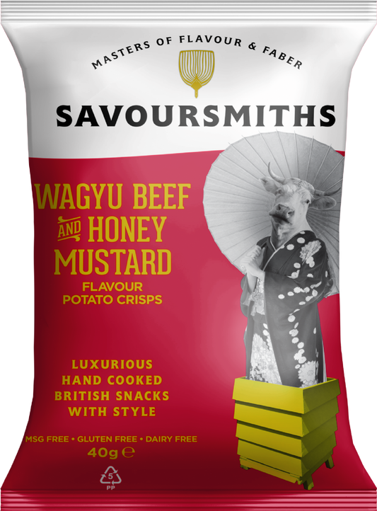 Savoursmiths Wagyu Beef & Honey Mustard Potato Crisps 40G