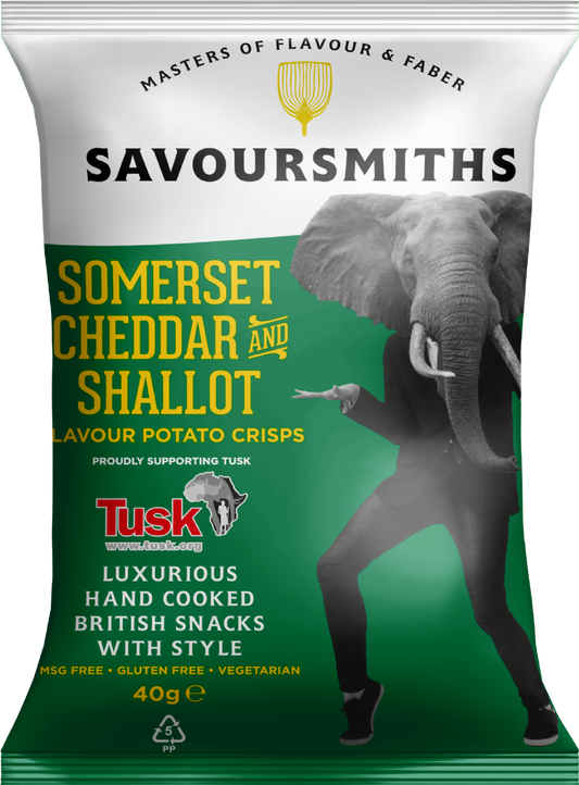 Savoursmiths Somerset Cheddar & Shallot Potato Crisps 40G