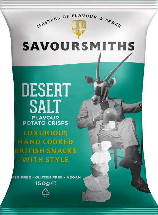 Savoursmiths Desert Salt Potato Crisps 150G
