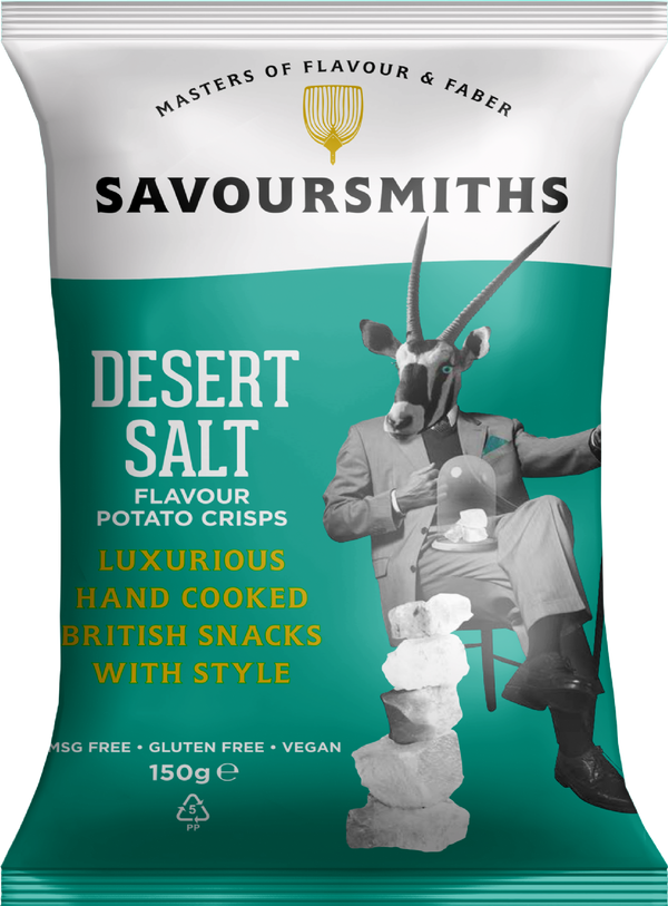 Savoursmiths Desert Salt Potato Crisps, 150g