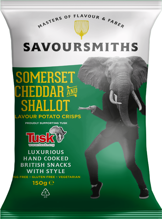 Savoursmiths Somerset Cheddar & Shallot Potato Crisps 150G