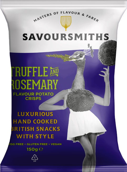 Savoursmiths Truffle & Rosemary Potato Crisps 150G