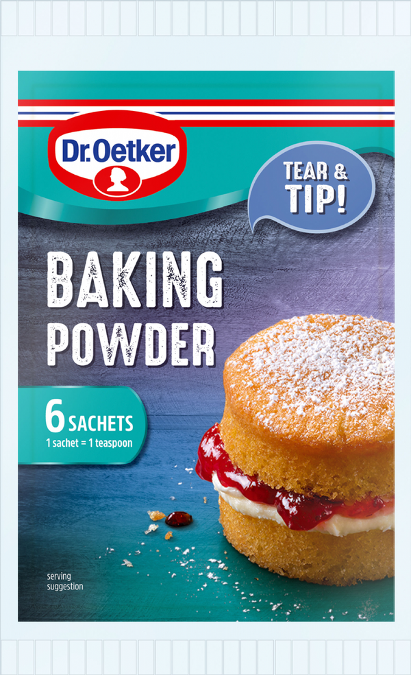 Dr. Oetker Gluten Free Baking Powder Sachets 6x5g