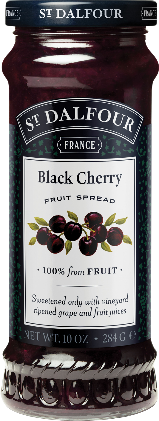 St Dalfour Black Cherry Fruit Spread 284G
