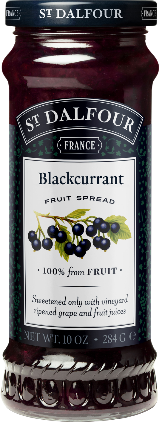 St Dalfour Blackcurrant Fruit Spread 284G