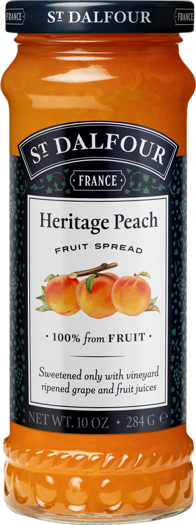 St Dalfour Heritage Peach Fruit Spread, 284g