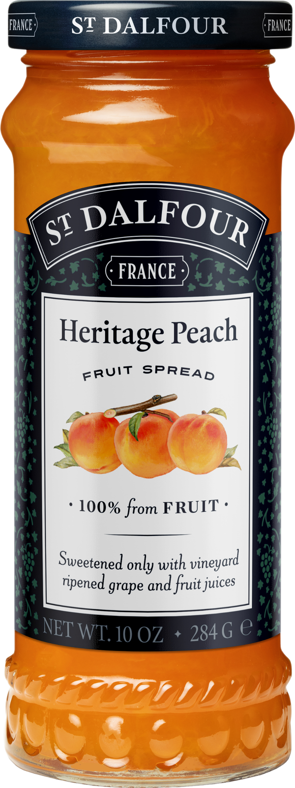 St Dalfour Heritage Peach Fruit Spread, 284g