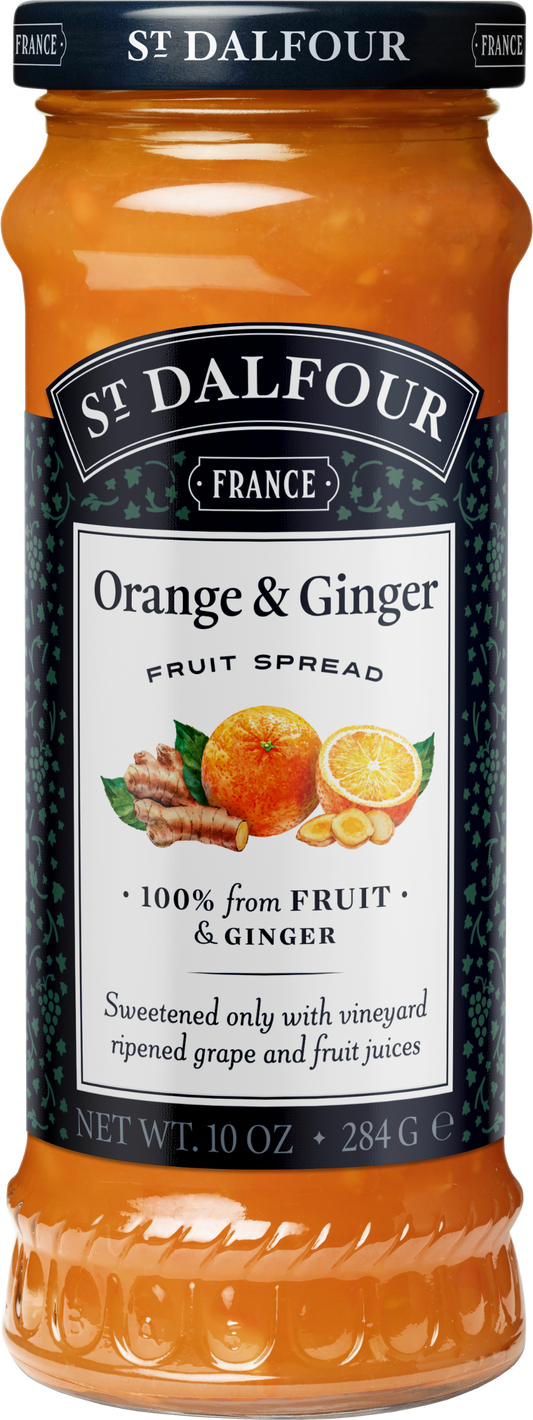 St Dalfour Orange & Ginger Fruit Spread 284G