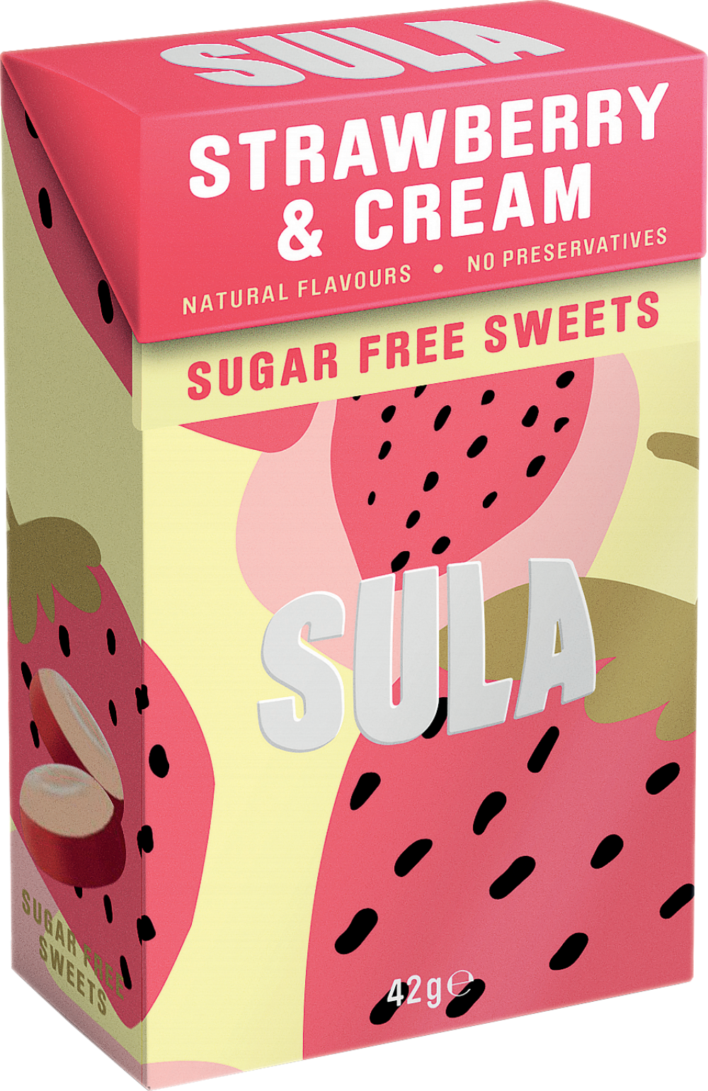 Sula Strawberry & Cream 42G