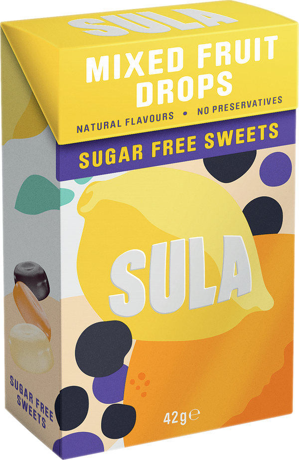 Sula Mixed Fruit Drops, 42g