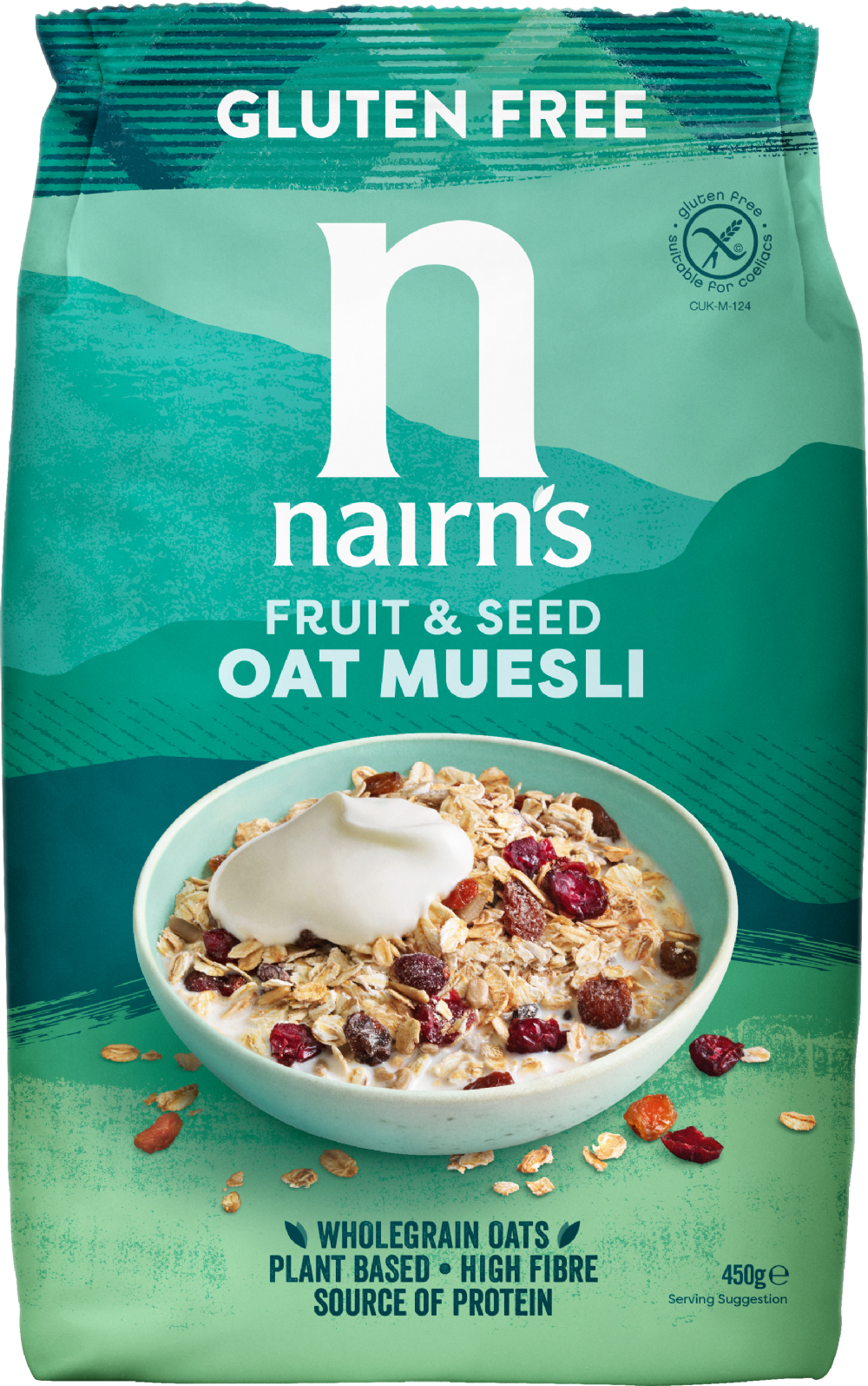 Nairn's Gluten Free Fruit & Seed Oat Muesli 450G