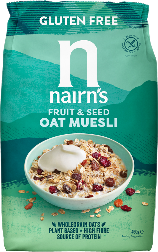 Nairn's Gluten Free Fruit & Seed Oat Muesli 450G