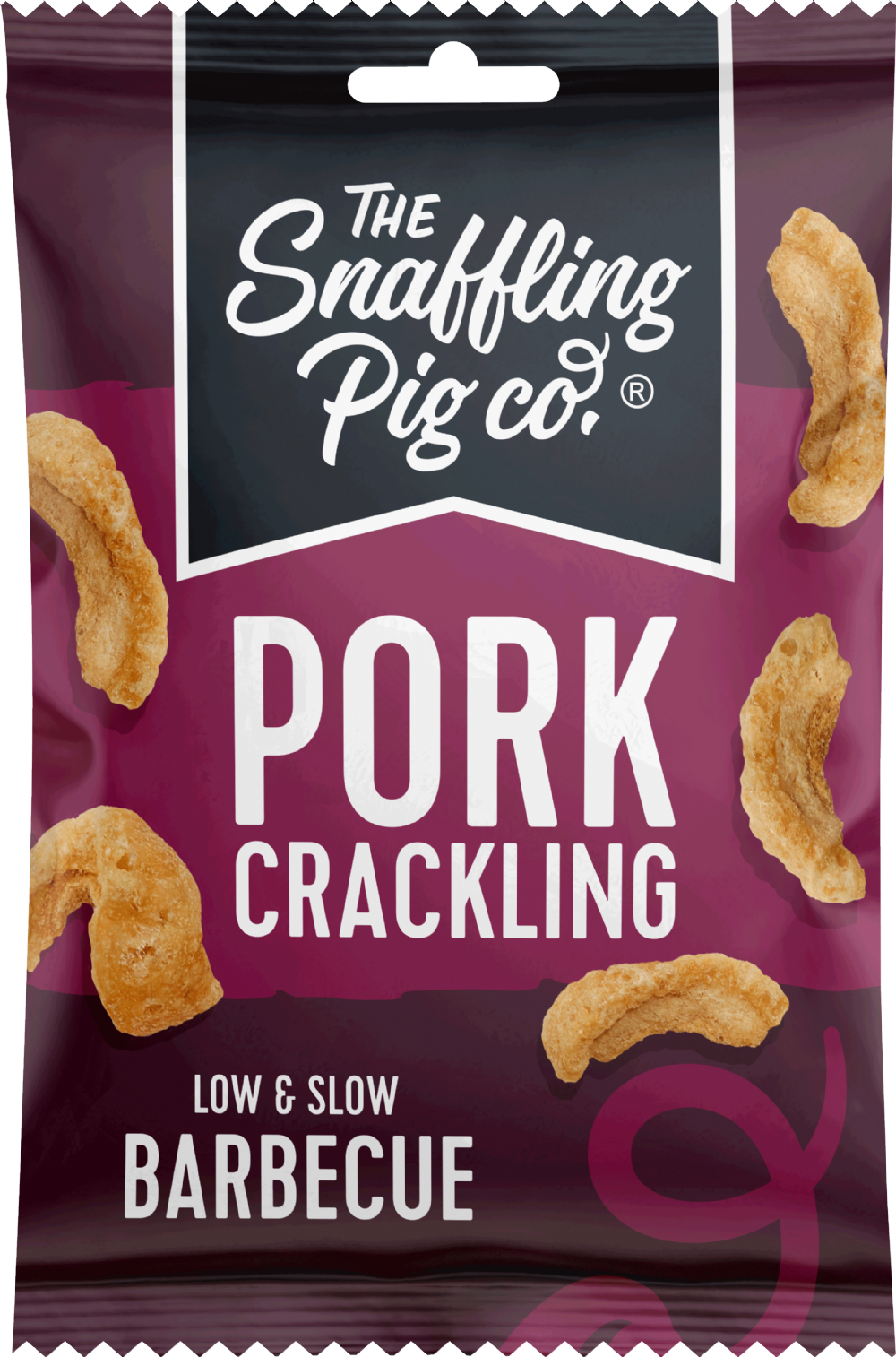 The Snaffling Pig Co. Pork Crackling - Low & Slow Bbq 40G