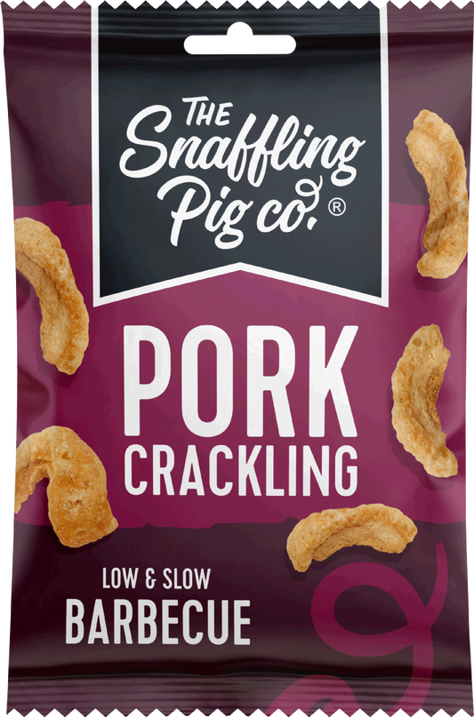 The Snaffling Pig Co. Pork Crackling - Low & Slow Bbq 40G