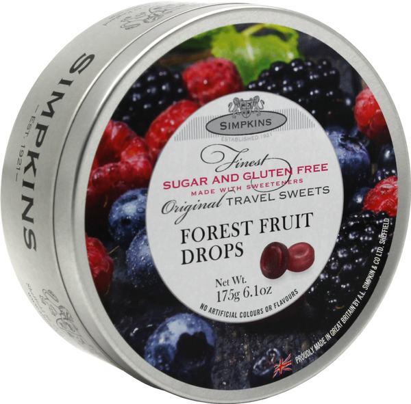 Simpkins Sugar Free Forest Fruit Drops Travel Sweets, 175g