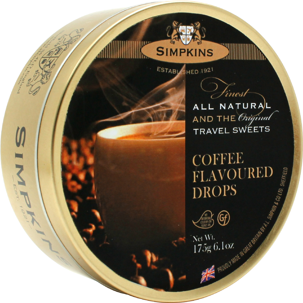 Simpkins Travel Sweets - Coffee Flavoured 175G