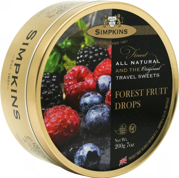 Simpkins Forest Fruit Drops Travel Sweets, 200g
