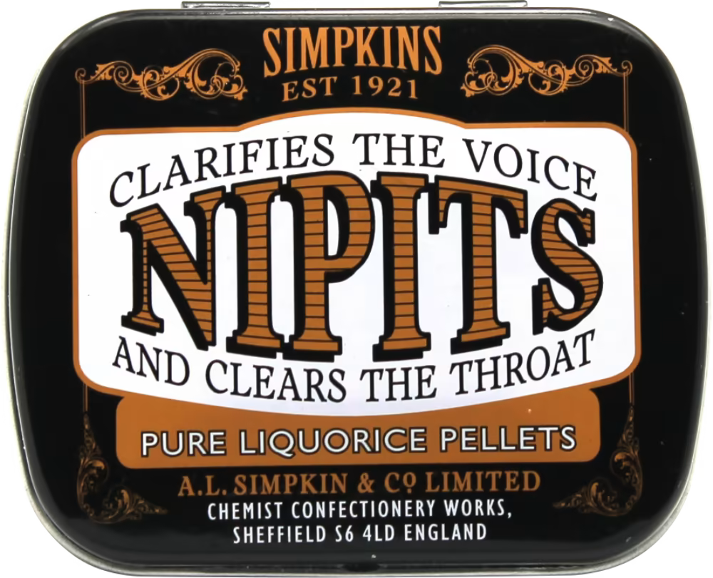 Simpkins Nipits - Pure Liquorice Pellets, 12g