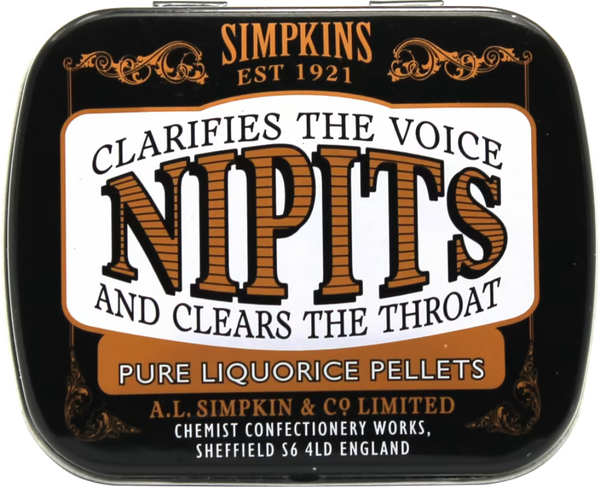 Simpkins Nipits - Pure Liquorice Pellets, 12g
