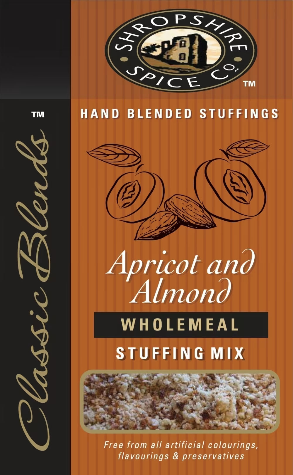 Shropshire Spice Co. Apricot & Almond Stuffing Mix, 150g