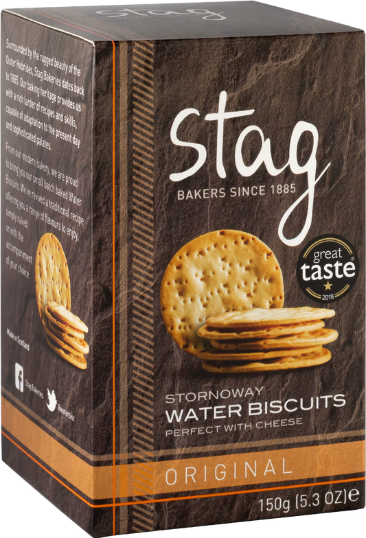 Stag Bakeries Original Water Biscuits, 150g