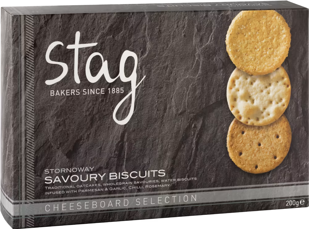 Stag Bakeries Savoury Biscuits Cheeseboard Selection, 200g